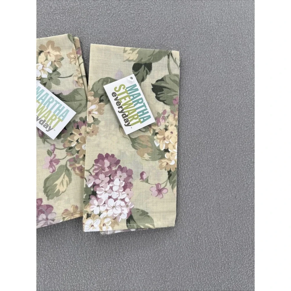New Martha Stewart Set of 8 Hydrangea Cottagecore Farmhouse 18